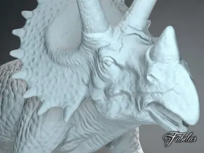 Triceratops FREE printable Free 3D print model