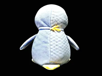 little penguin cute plushie 3D model