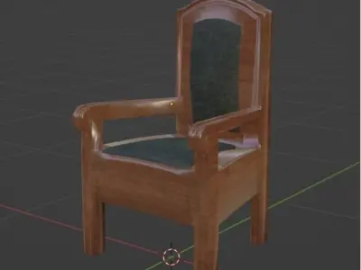Old Style Room with Whole Furnitures Free 3D model