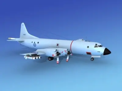 Lockheed P-3 Orion Hellenic Air Force 3D model