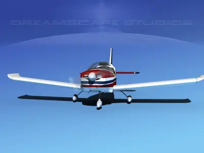 Zlin Z 242 V07 3D model