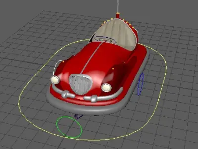 bumper car Free 3D model
