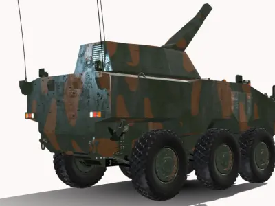 vbc mrt 6x6 guarani nemo Low-poly 3D model