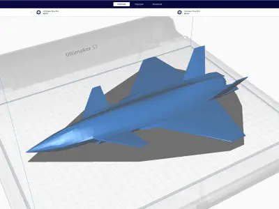 Bayraktar Kizilelma Low-poly 3D model