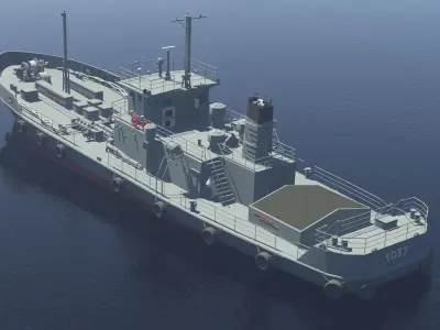 JMSDF yard oiler 3D model