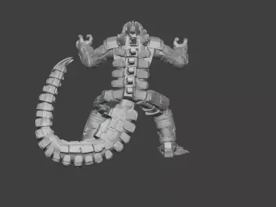 Mecha - 3D Printable Static Model 181x200x125 mm 3D print model