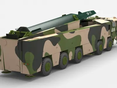 Chinese Missile Launcher Collection 3D model