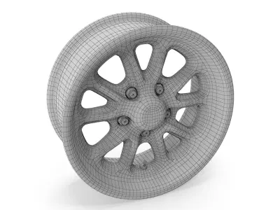 US Mags Rambler Wheel Gloss Black 3D model