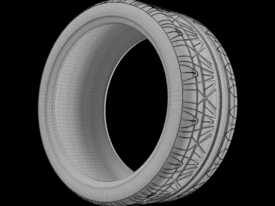 NITTO Invo tire 3D model