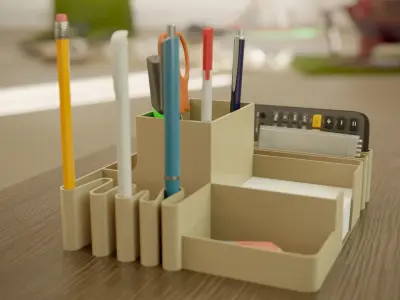 Desk Organizer Free 3D print model