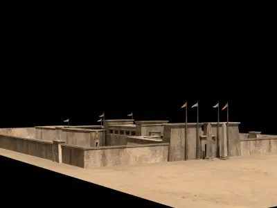 Luxor Temple Egypt 3D model