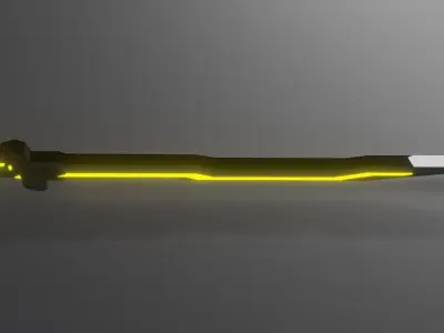 Sword neon Free 3D model
