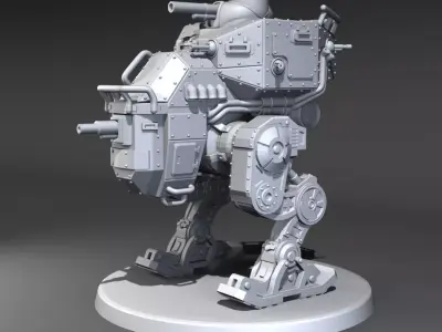 Tank diesel punk 3D print model