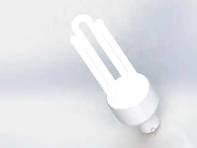 Fluorescent Lamp 3D model