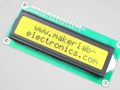 Liquid Crystal Display Screen Component 3D model