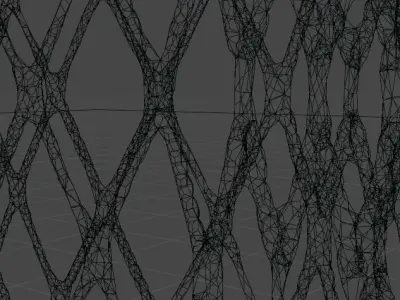 The chair is metal Free 3D model