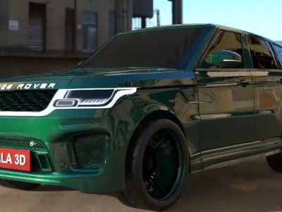 Range Rover 2018 Free 3D model