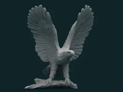 Eagle 3d Model statue 3D model