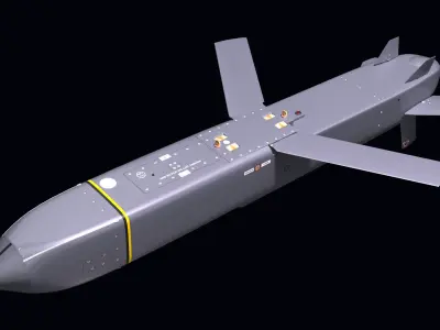 SCALP EG Missile 3D model