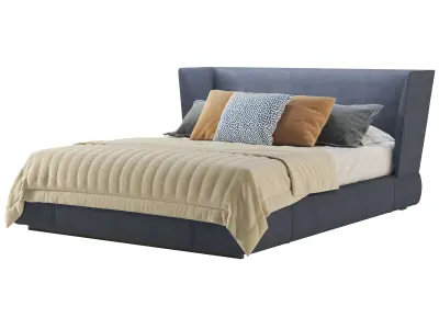 Minotti Reeves Bed Free 3D model