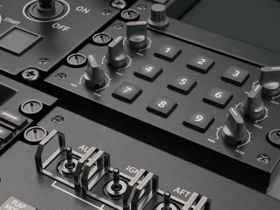 Cockpit Elements 3D model