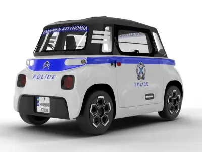Citroen Ami 2020 Police 3D model