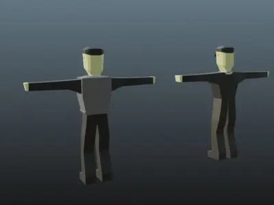 Military Models Pack Low-poly 3D model