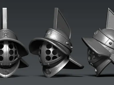 Gladiato Helmet 3D print model