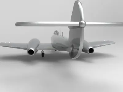 gloster meteor clasic 3D model