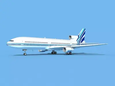 Lockheed L-1011 TriStar Corporate 3 3D model