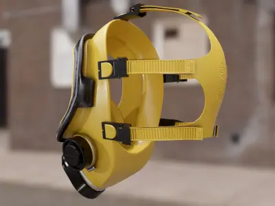 Safety Gas Mask 3D model