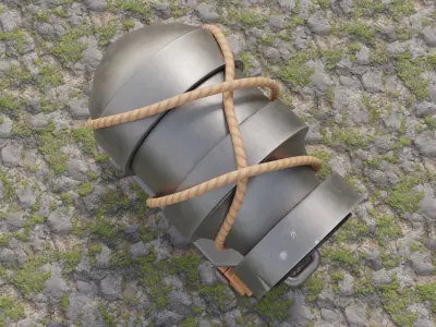 Cannon Clash of Clans Fan Art Free low-poly 3D model