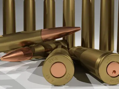 Bullets R1M3 Low-poly 3D model