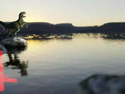 The Last Alien Low-poly 3D model