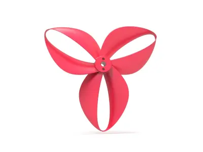 Toroidal drone propeller - 3 blades 3D print model
