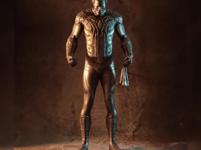 Spiderman - Peter Parker 3D Model Ready to Print STL 3D print model