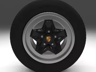 Porsche Wheel v6 3D model