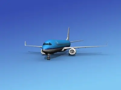 Boeing 737-900ER KLM 3D model