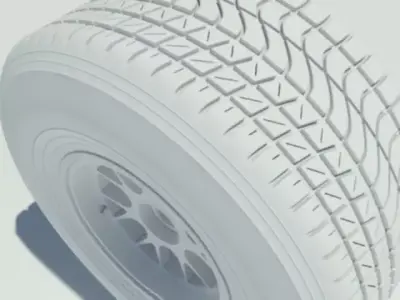 Pirelli tyre for wet weather conditions 3D model
