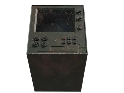 Military Device 02 - Low Poly Game Ready Low-poly 3D model