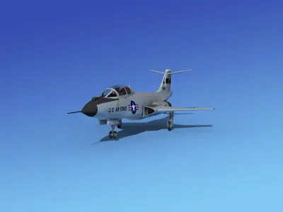 McDonnell F-101B Voodoo V07 3D model