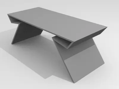 Modern table Free 3D model