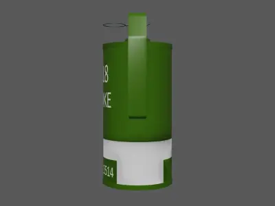 Smoke grenade Free 3D model