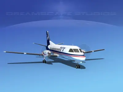SAAB 340 AeroLitoral 3D model