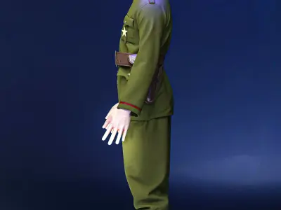 Police man Uniform 3D model