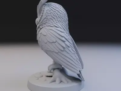 owl of wisdom 3D print model