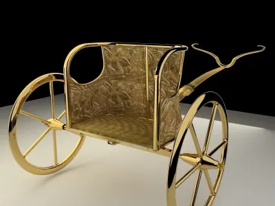 King Tut Chariot   3D model