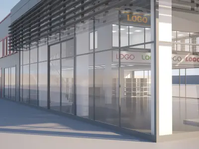 Showroom Building 3D model