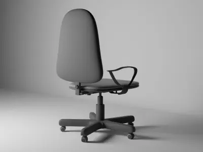 Office chair Free 3D model 4