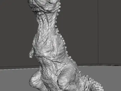 Baby Carno hatchling dinosaur 3D model